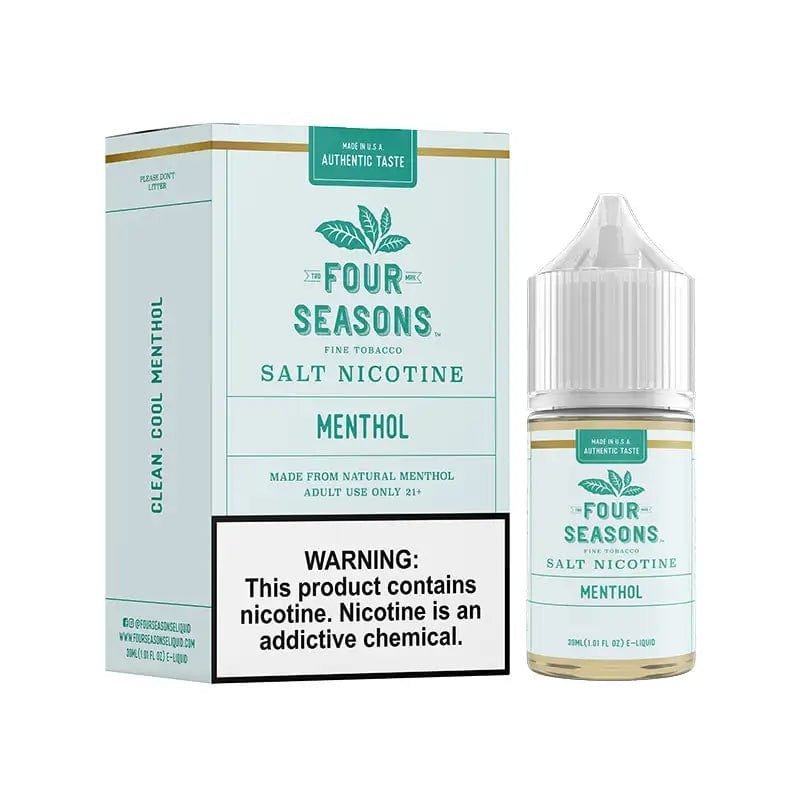 Four Seasons E-Liquids Menthol 30ml Nic Salt Vape Juice - Image 2