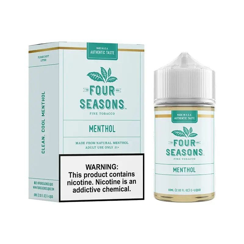 Four Seasons E-Liquids Menthol 60ml Vape Juice - Image 2