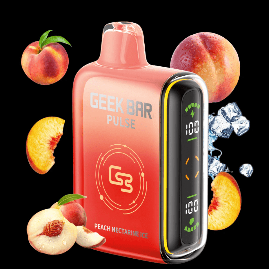 Geek Bar Pulse 9000 Disposable Vape – Peach Nectarine Ice
