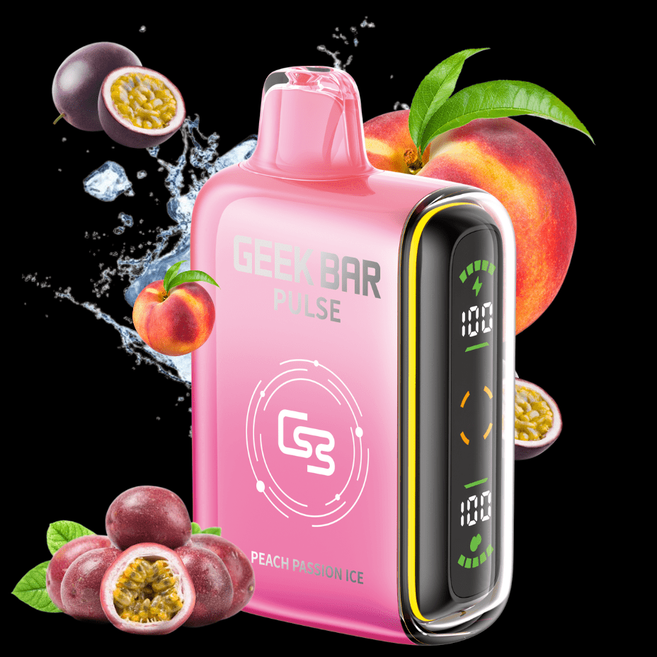 Geek Bar Pulse 9000 Disposable Vape – Peach Passion Ice