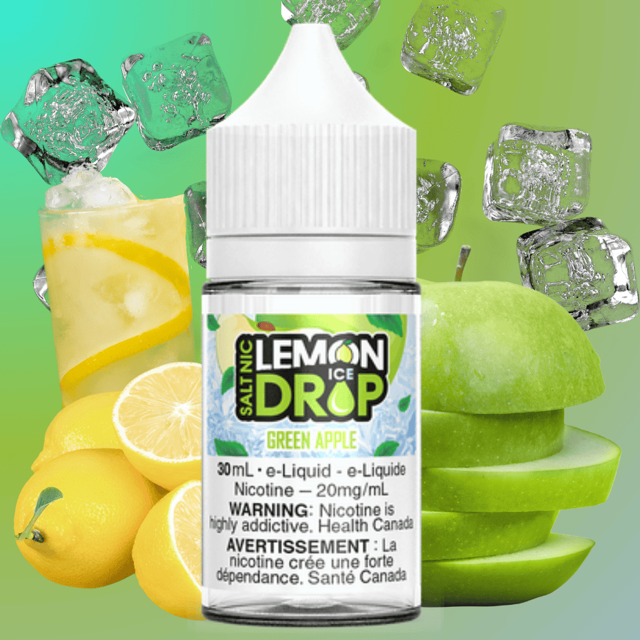 Green Apple Ice Salt By Lemon Drop E-Liquid