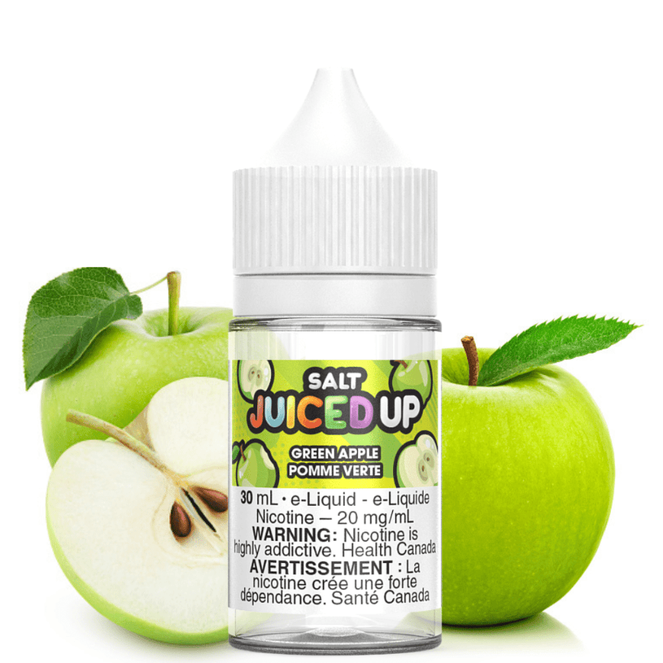 Green Apple Salt by Juiced Up E-Liquid - Image 2