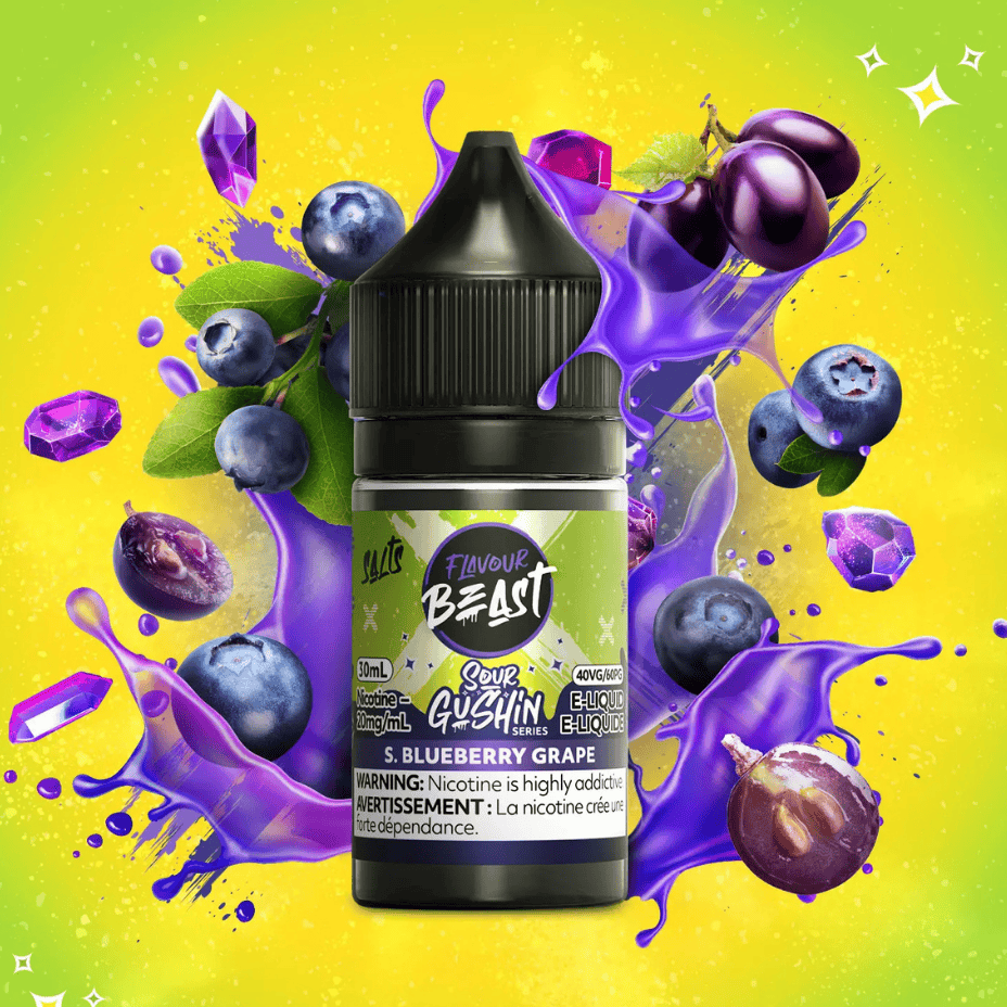 Gushin S. Blueberry Grape Salts by Flavour Beast E-Liquid