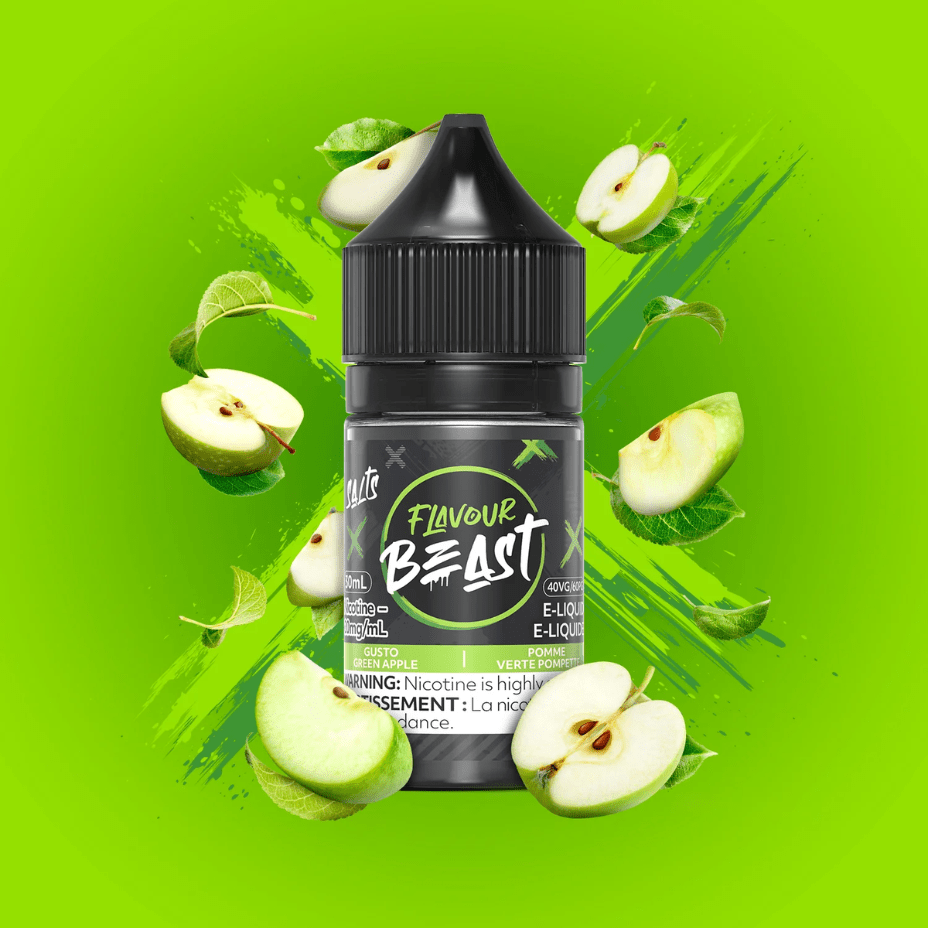 Gusto Green Apple Salts by Flavour Beast E-Liquid