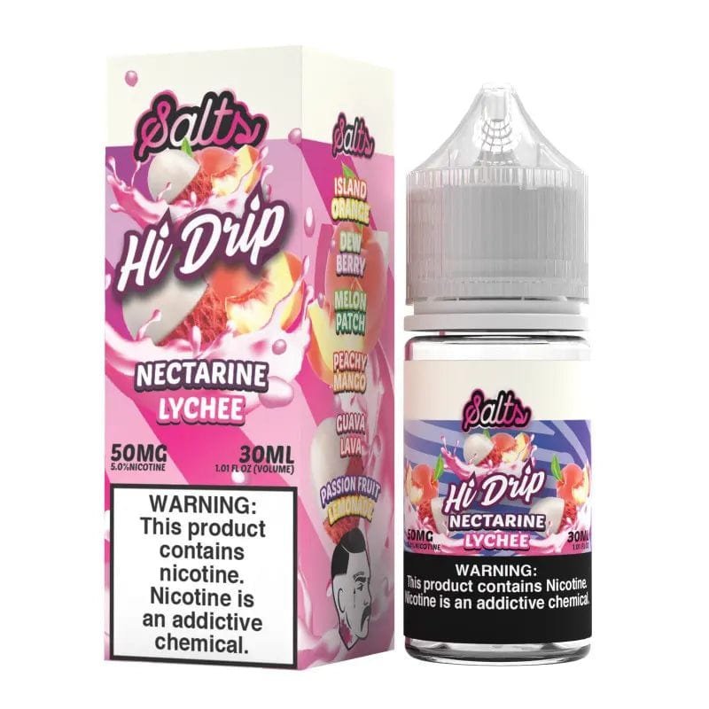 Nectarine Lychee Nic Salt Vape Juice 30ml – Hi Drip