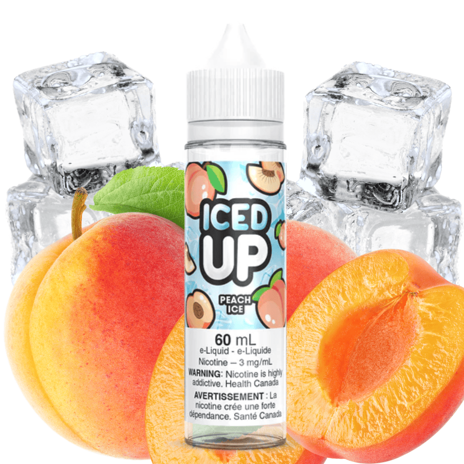 Iced Up E-Liquid – Peach Ice
