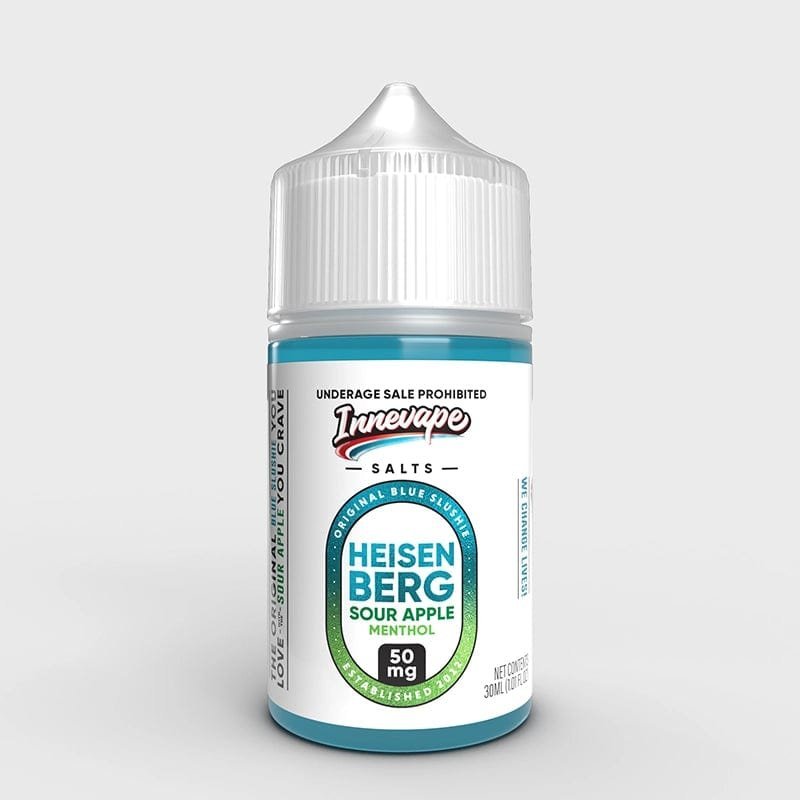 Innevape Heisenberg Sour Apple Menthol Nic Salt Vape Juice 30ml - Image 2