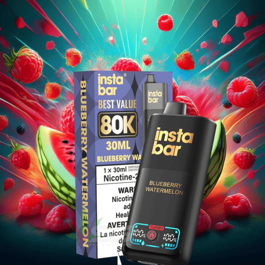 Insta Bar 80K Disposable Vape – Blueberry Watermelon