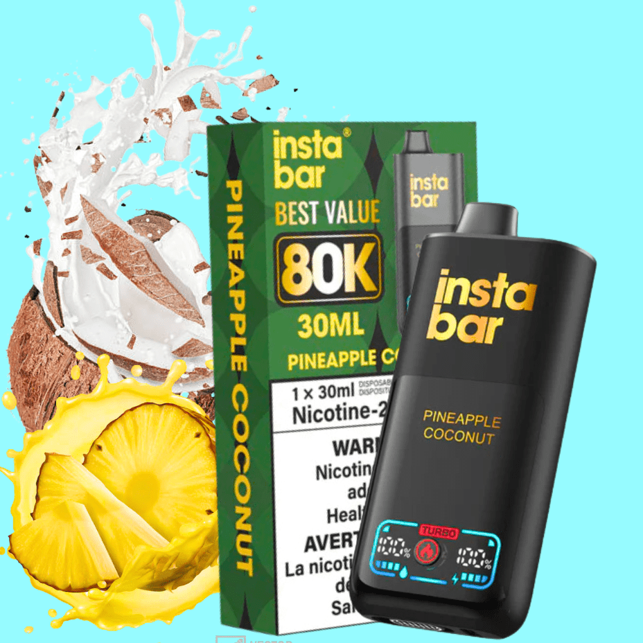 Insta Bar 80K Disposable Vape – Pineapple Coconut