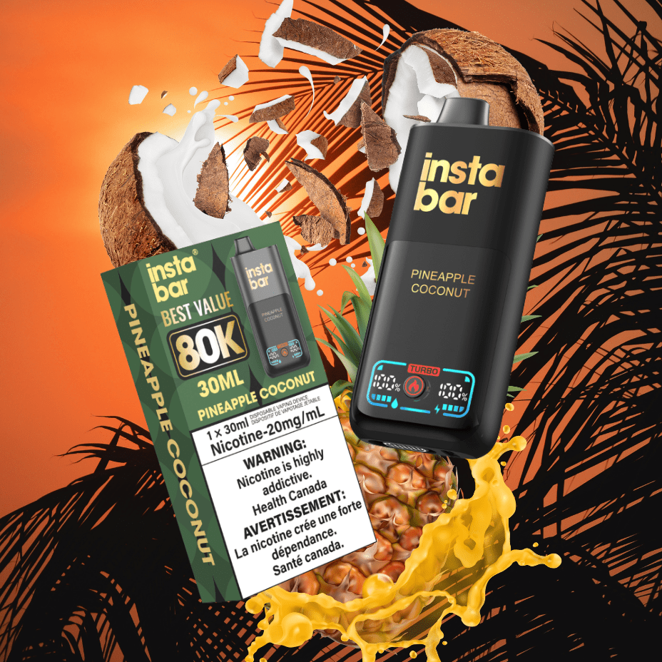 Insta Bar 80K Disposable Vape – Pineapple Coconut - Image 2