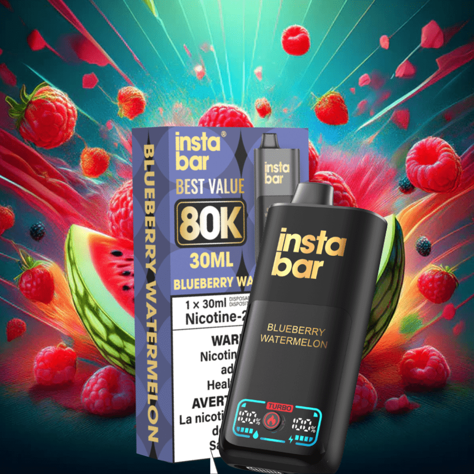 Insta Bar 80K Disposable Vape – Raspberry Watermelon