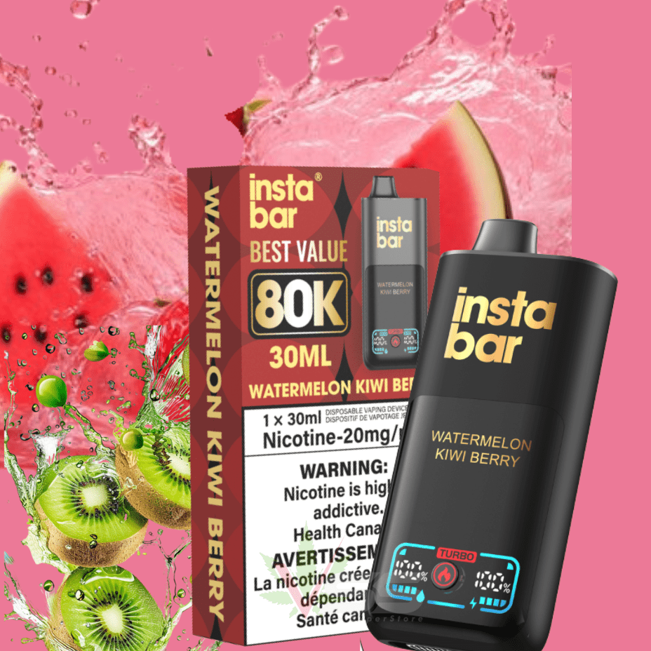 Insta Bar 80K Disposable Vape – Watermelon Kiwi Berry