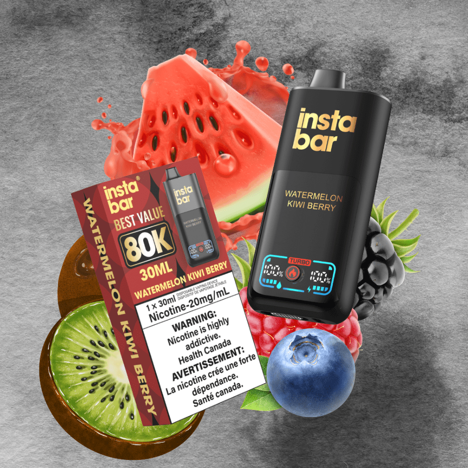 Insta Bar 80K Disposable Vape – Watermelon Kiwi Berry - Image 2