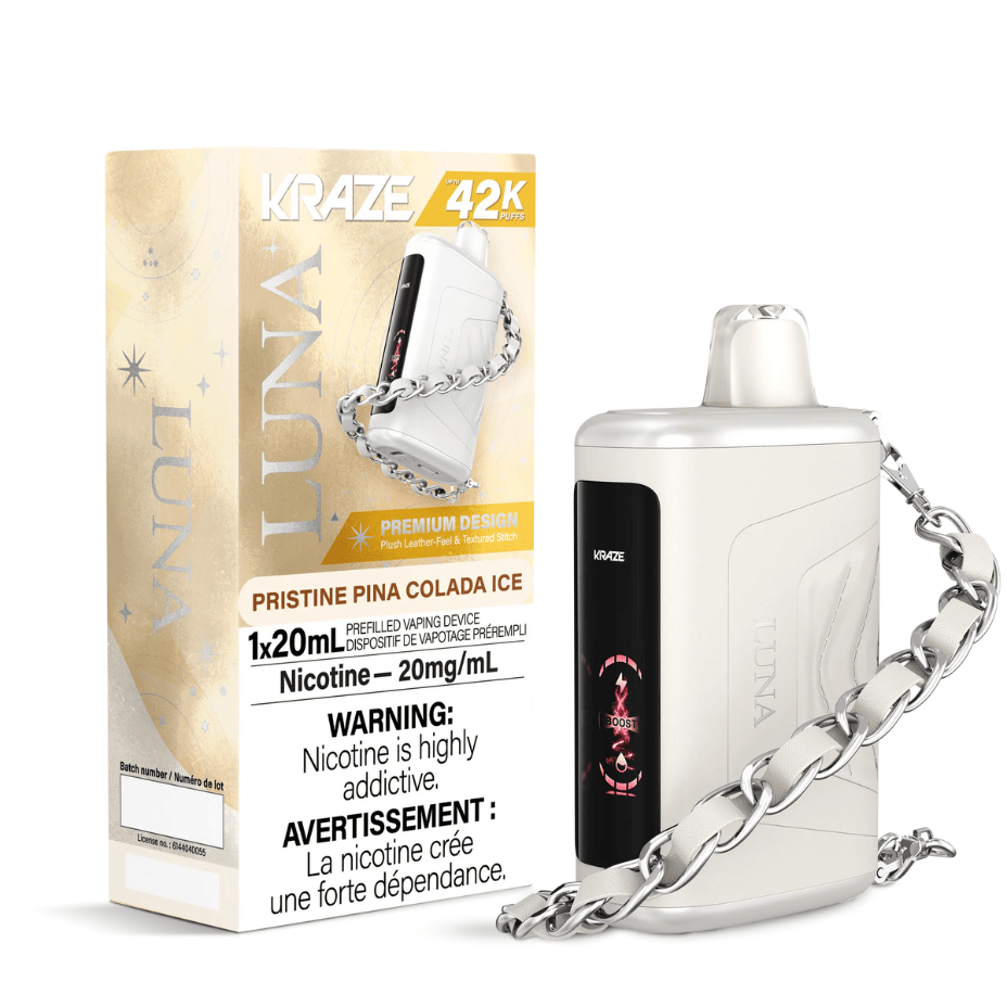 Kraze Luna 42K Disposable Vape – Pristine Pina Colada Ice
