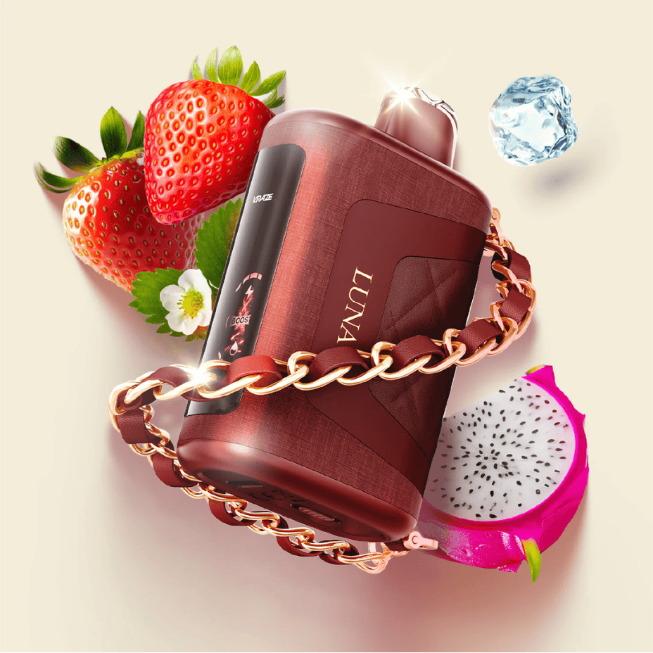 Kraze Luna 42K Disposable Vape – Sassy Strawberry Dragonfruit Ice - Image 2