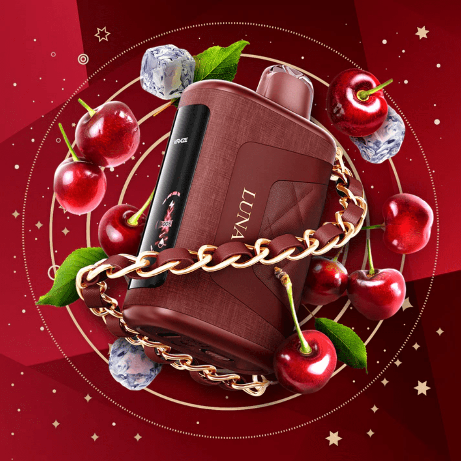 Kraze Luna 42K Disposable Vape – Scarlet Cherry G Ice - Image 2