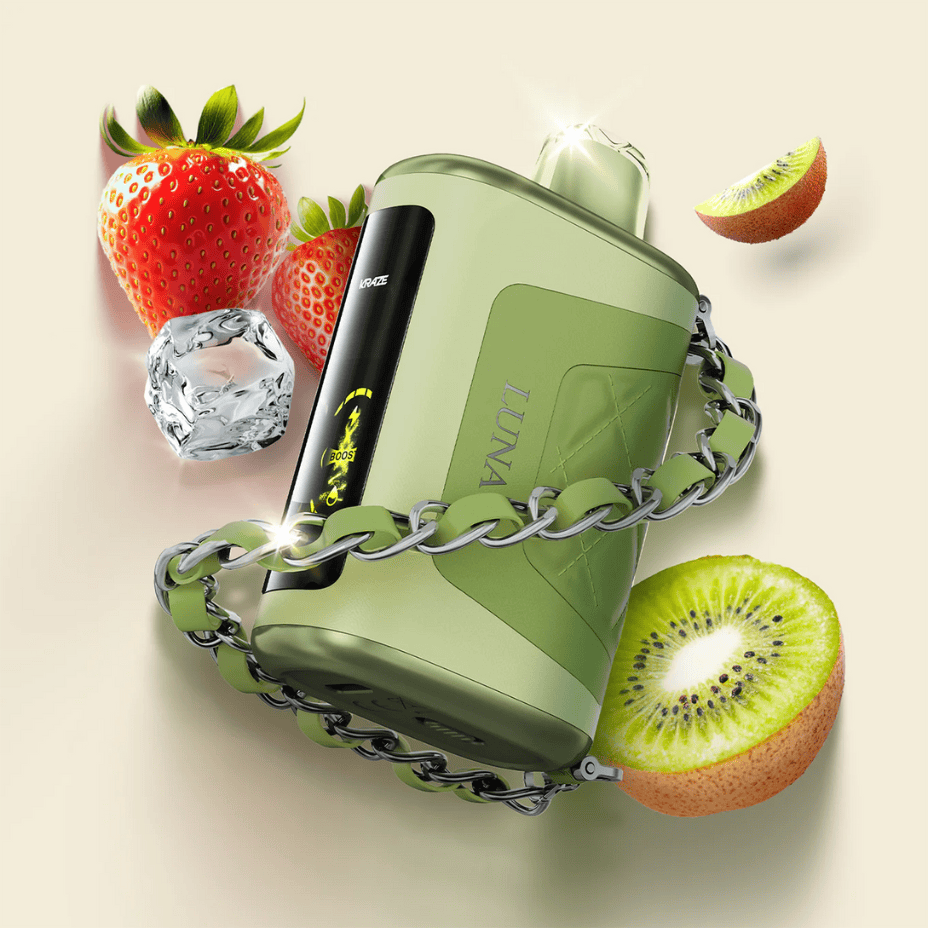 Kraze Luna 42K Disposable Vape – Serene Strawberry Kiwi Ice - Image 2