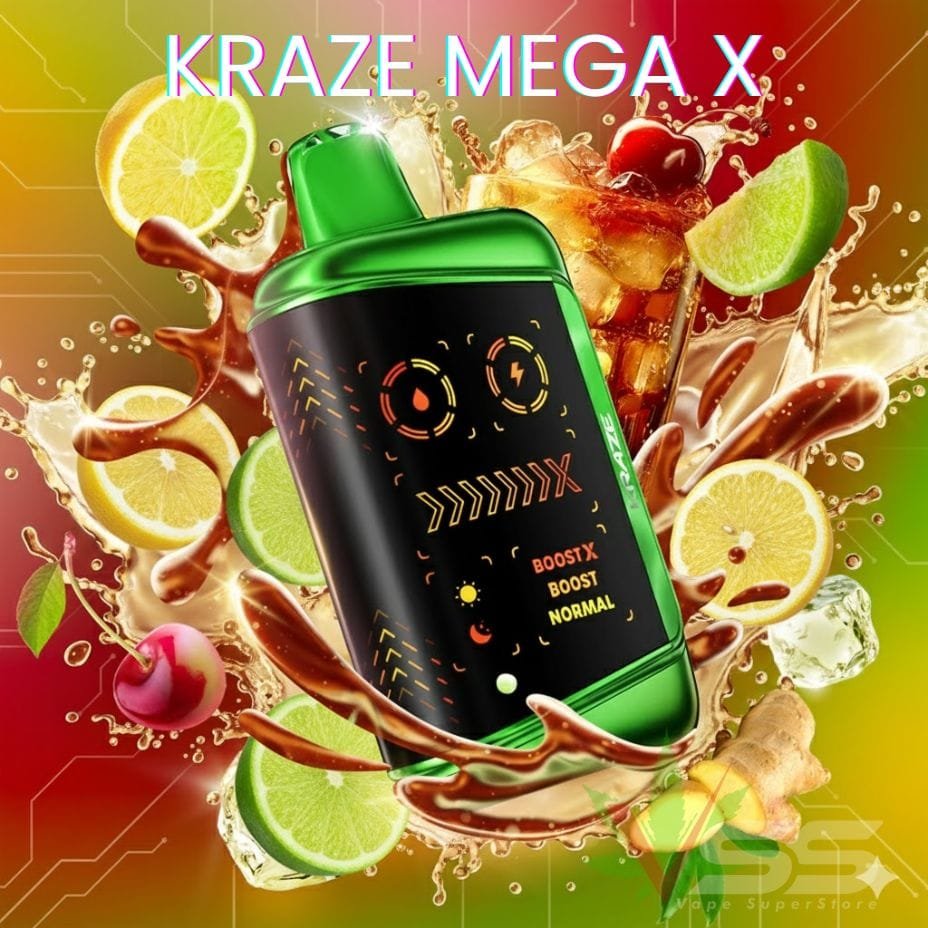 Kraze Mega X 48K Disposable Vape – Cherry MTN Citrus Ice
