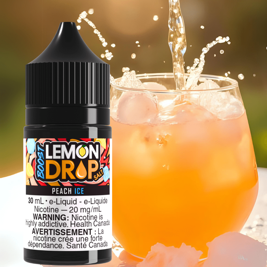 Lemon Drop Boost Salt – Peach Ice - Image 2