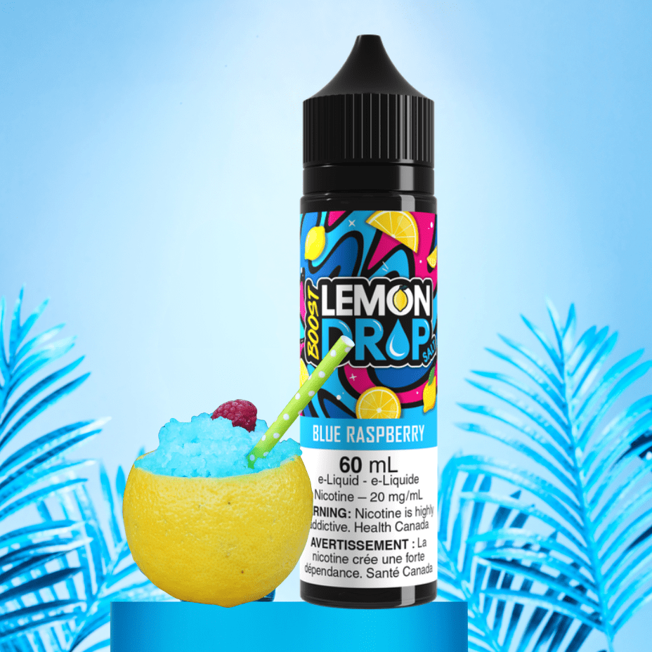 Lemon Drop Boost Salt Nic 60ml – Blue Raspberry Ice - Image 2