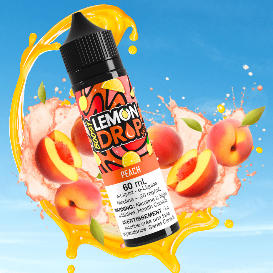 Lemon Drop Boost Salt Nic 60ml – Peach