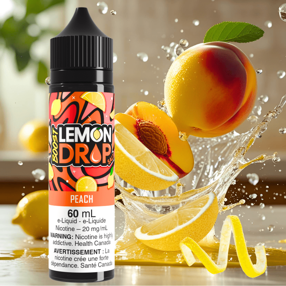 Lemon Drop Boost Salt Nic 60ml – Peach - Image 2