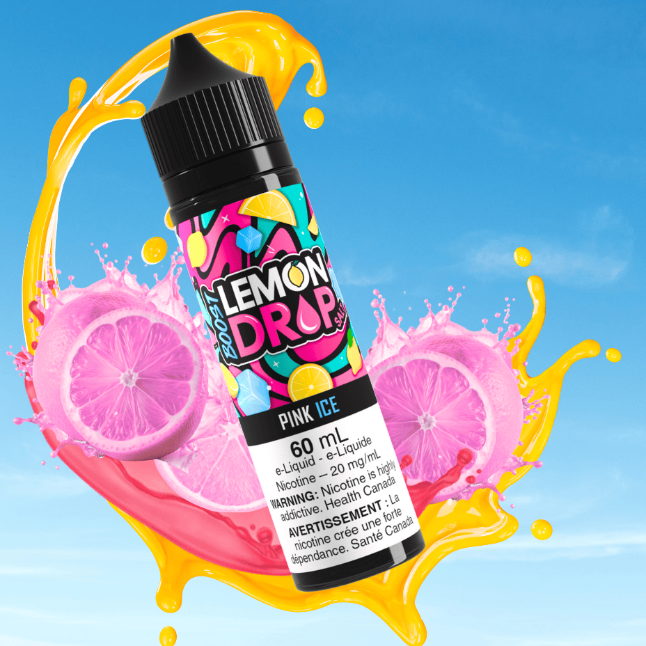 Lemon Drop Boost Salt Nic 60ml – Pink