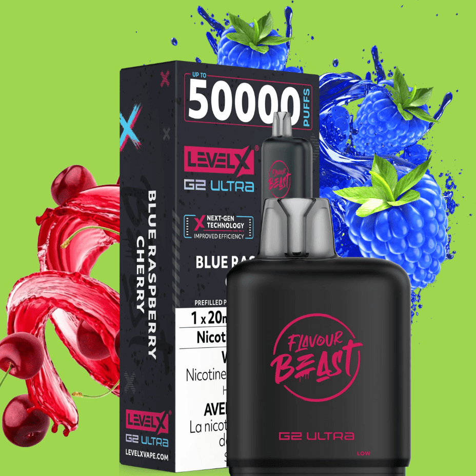 Level X G2 Ultra Flavour Beast Pod 50k-Blue Raspberry Cherry