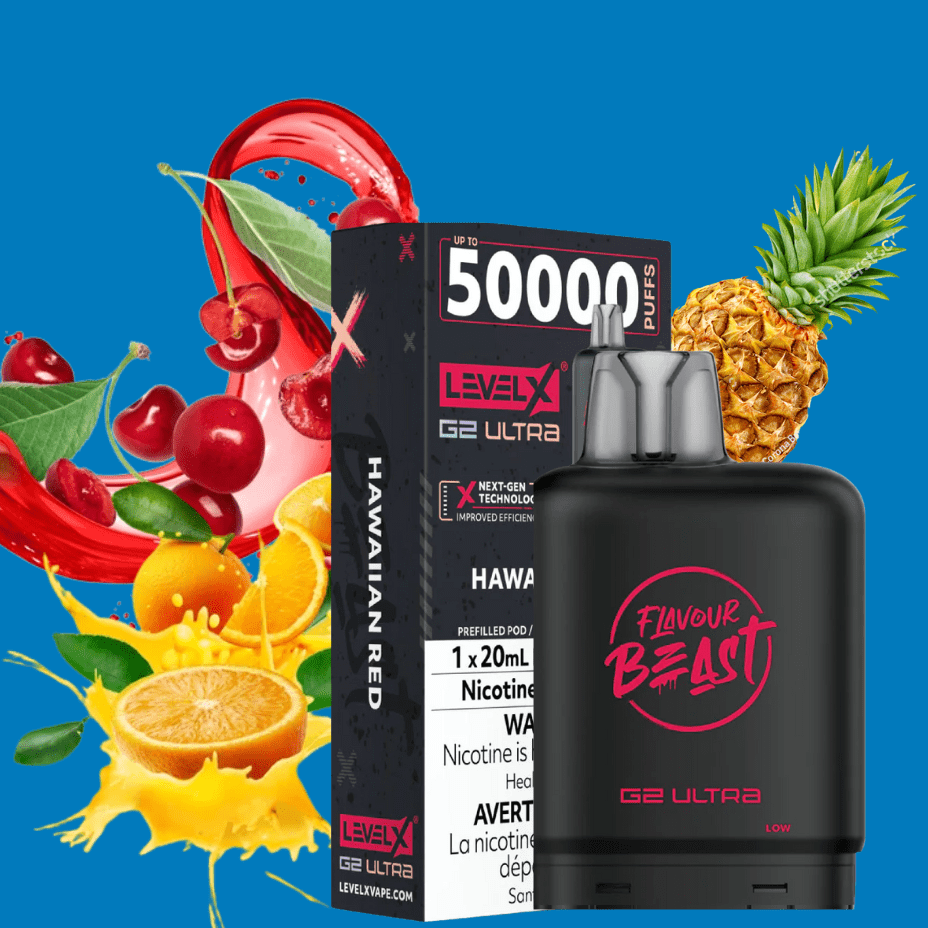 Level X G2 Ultra Flavour Beast Pod 50k-Hawaiian Red