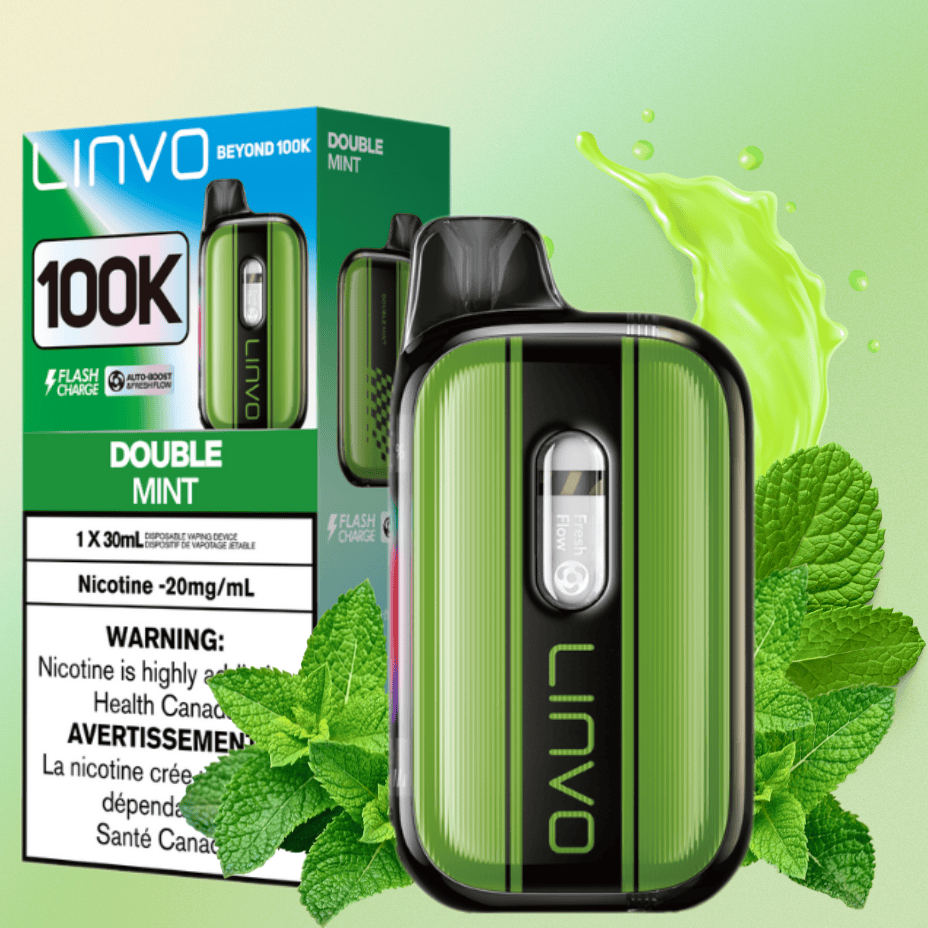Linvo Beyond 100K Disposable Vape – Double Mint