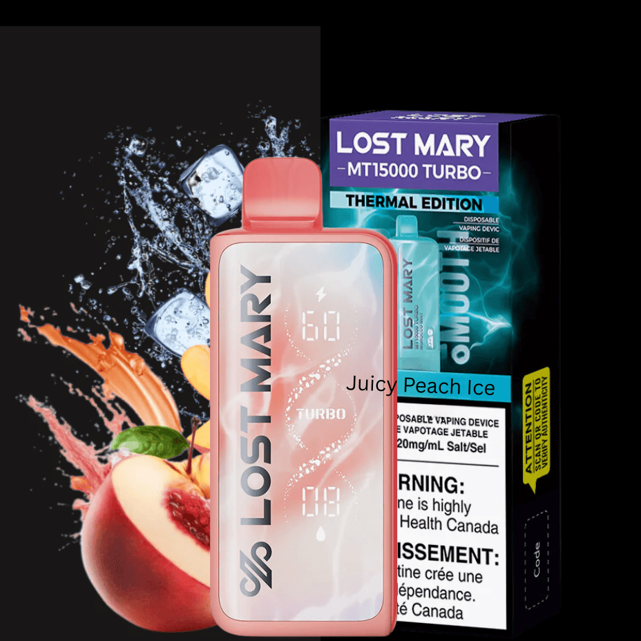 Lost Mary MT50K Turbo Disposable Vape-Juicy Peach Ice