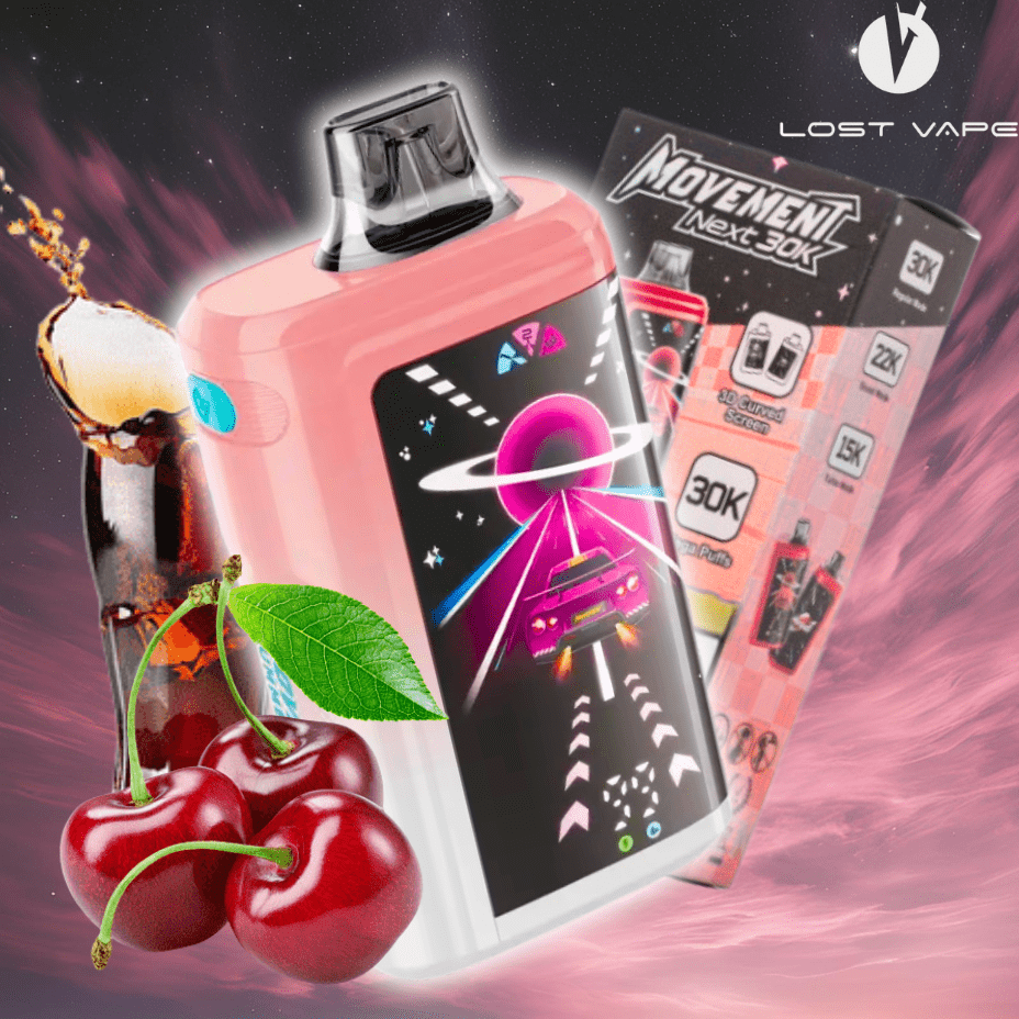 Lost Vape Movement Next 30k Disposable Vape – Classic Cherry Fizz - Image 2