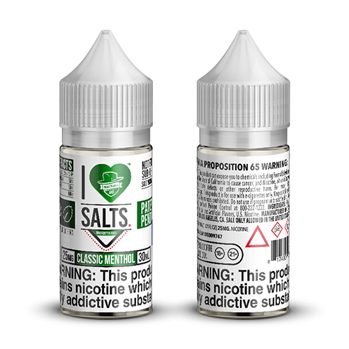 Mad Hatter I Love Salts Classic Menthol 30ml Nic Salt Vape Juice - Image 2