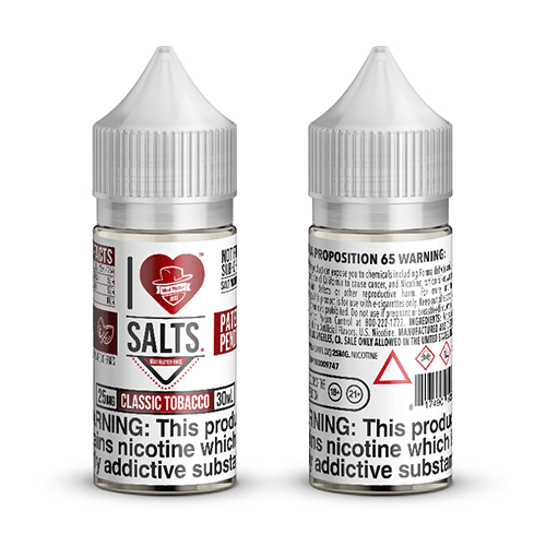 Mad Hatter I Love Salts Classic Tobacco 30ml Nic Salt Vape Juice - Image 2