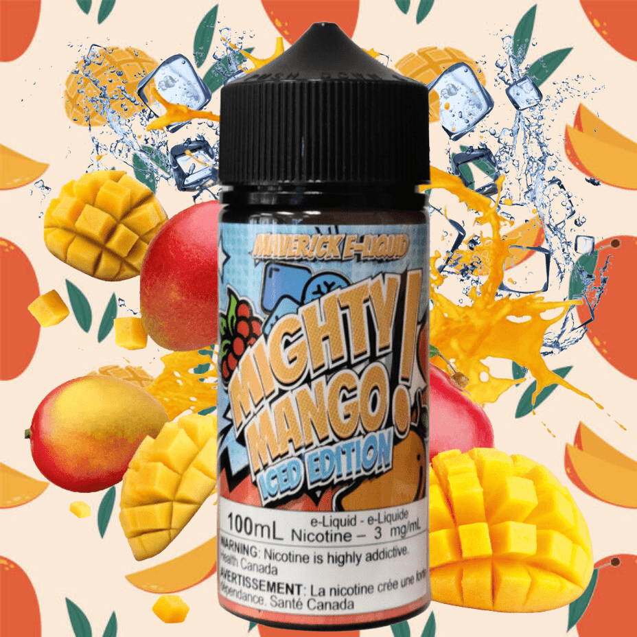 Mighty Mango Iced by Maverick E-Liquid-100ml - Image 3