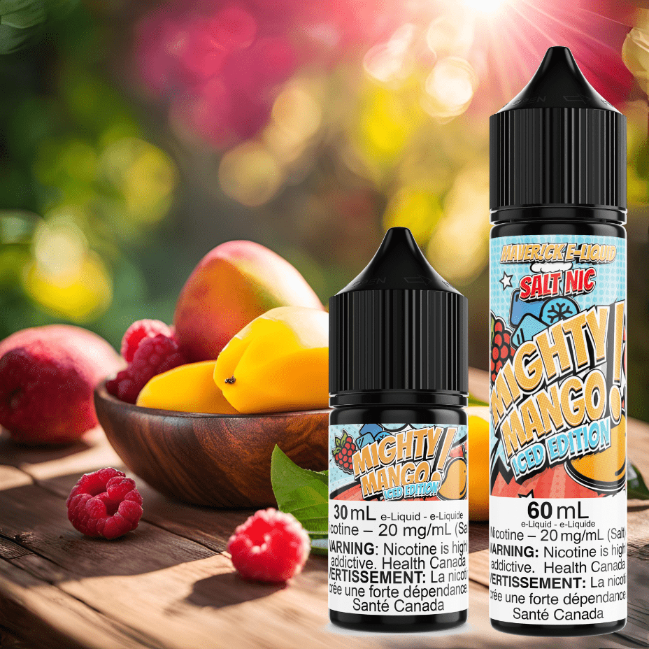 Mighty Mango Iced Salt by Maverick E-Liquid - Image 3