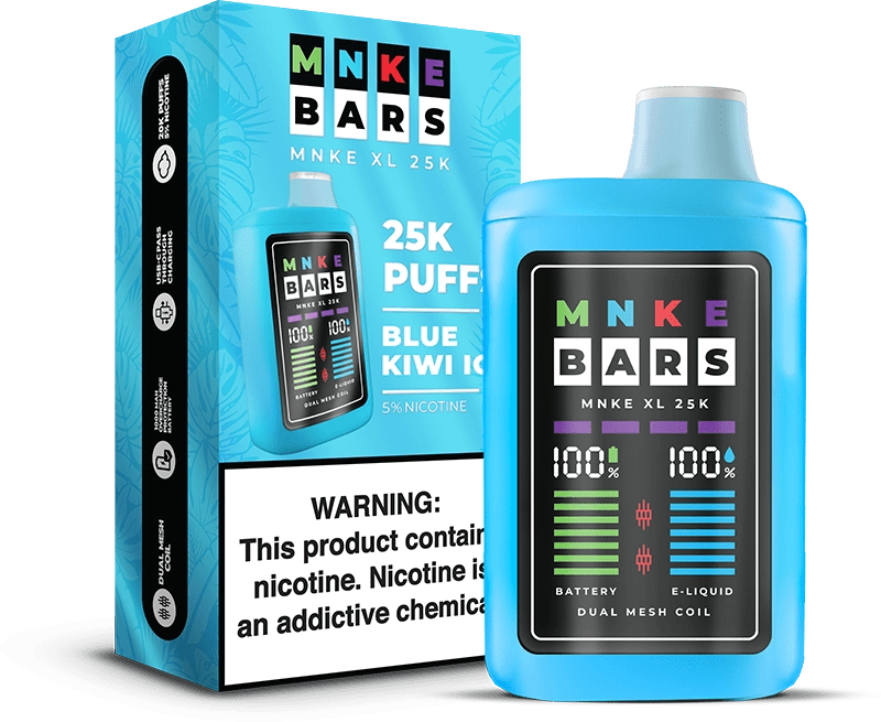 MNKE Bars XL 25K Disposable Vape (0% & 5%, 25000 Puffs) - Image 7