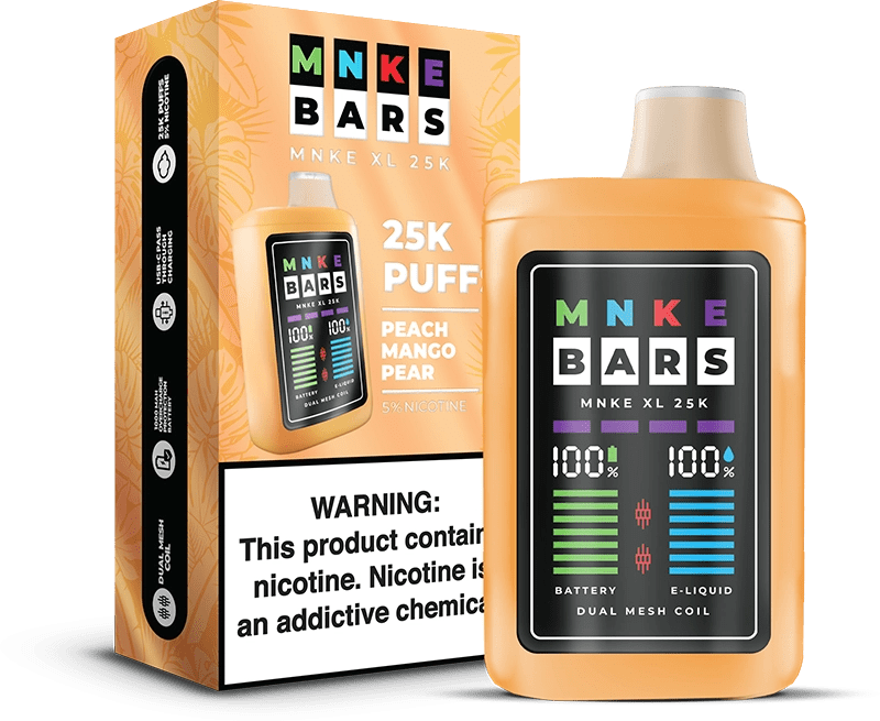 MNKE Bars XL 25K Disposable Vape (0% & 5%, 25000 Puffs) - Image 10
