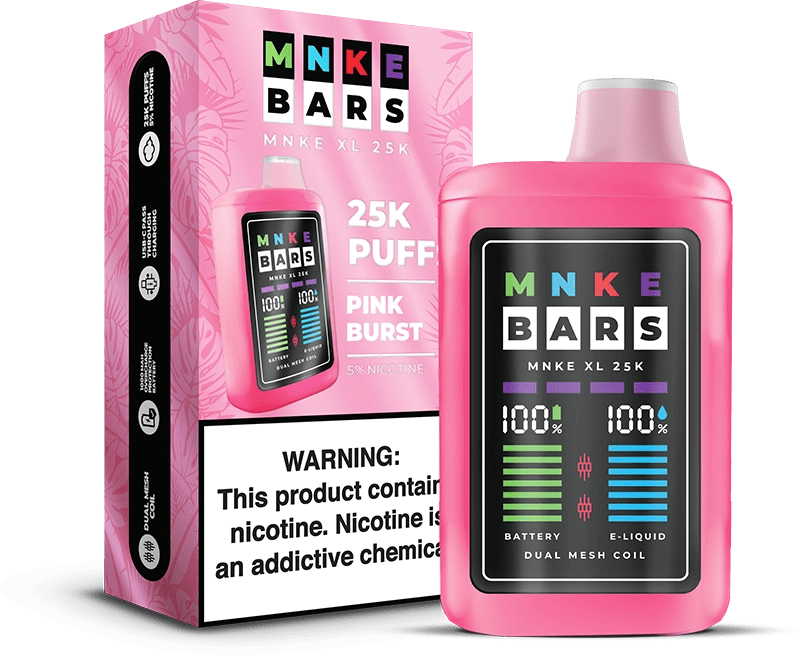 MNKE Bars XL 25K Disposable Vape (0% & 5%, 25000 Puffs) - Image 11
