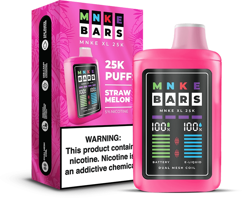 MNKE Bars XL 25K Disposable Vape (0% & 5%, 25000 Puffs) - Image 14