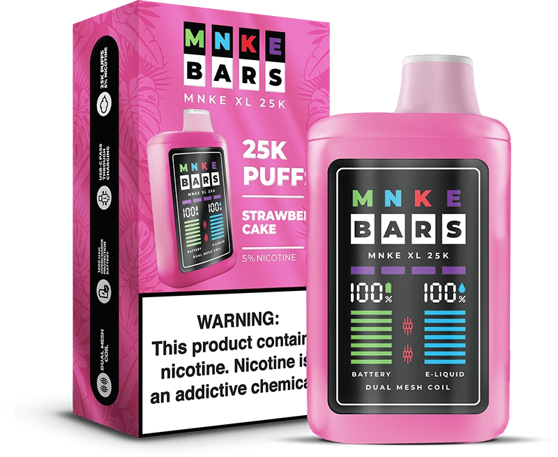 MNKE Bars XL 25K Disposable Vape (0% & 5%, 25000 Puffs) - Image 13