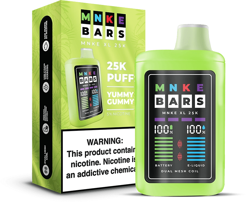 MNKE Bars XL 25K Disposable Vape (0% & 5%, 25000 Puffs) - Image 15