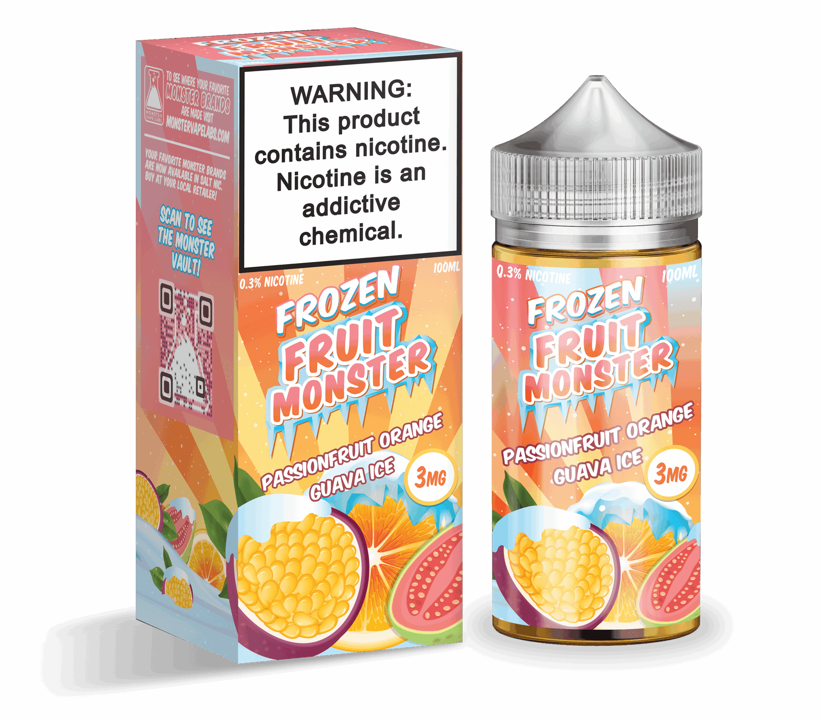 Hawaiian POG Ice 100ml Vape Juice – Frozen Fruit Monster