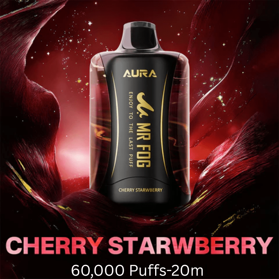 Mr Fog Aura 60k Disposable Vape – Cherry Strawberry