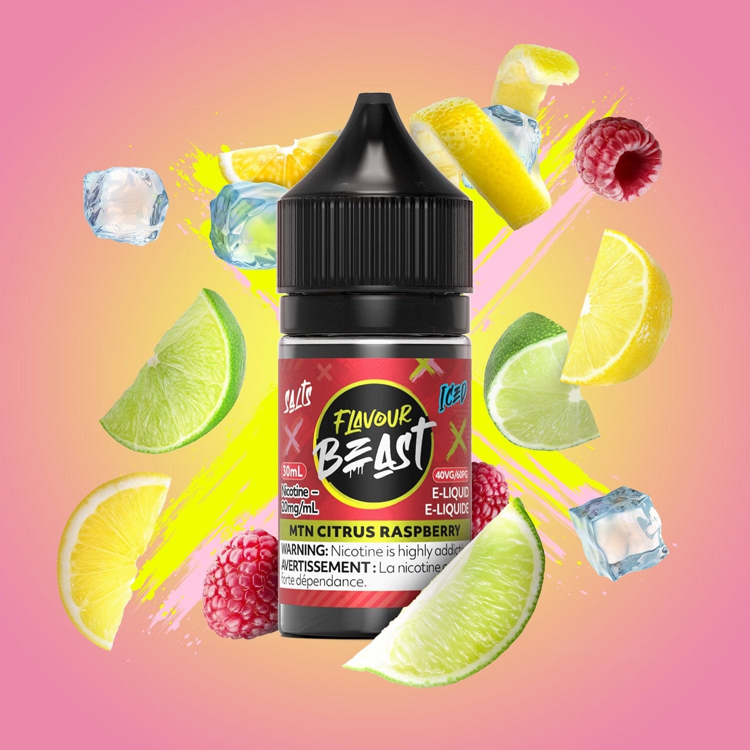 MTN Citrus Raspberry Salts by Flavour Beast E-Liquid