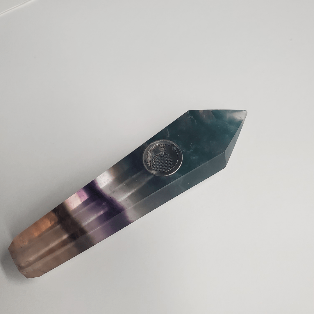 Natural Crystal Hand Pipes - Image 6
