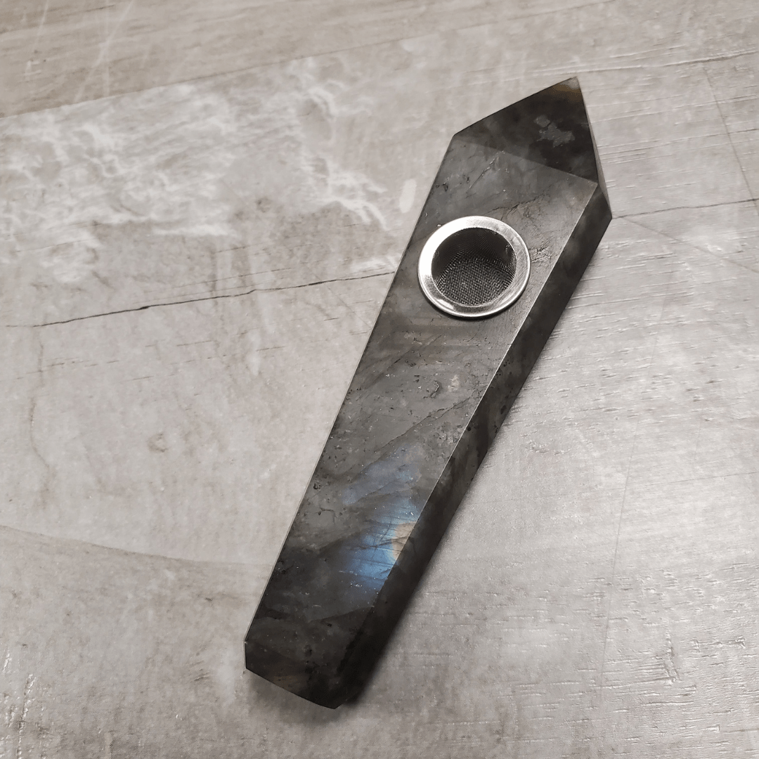 Natural Crystal Hand Pipes - Image 4