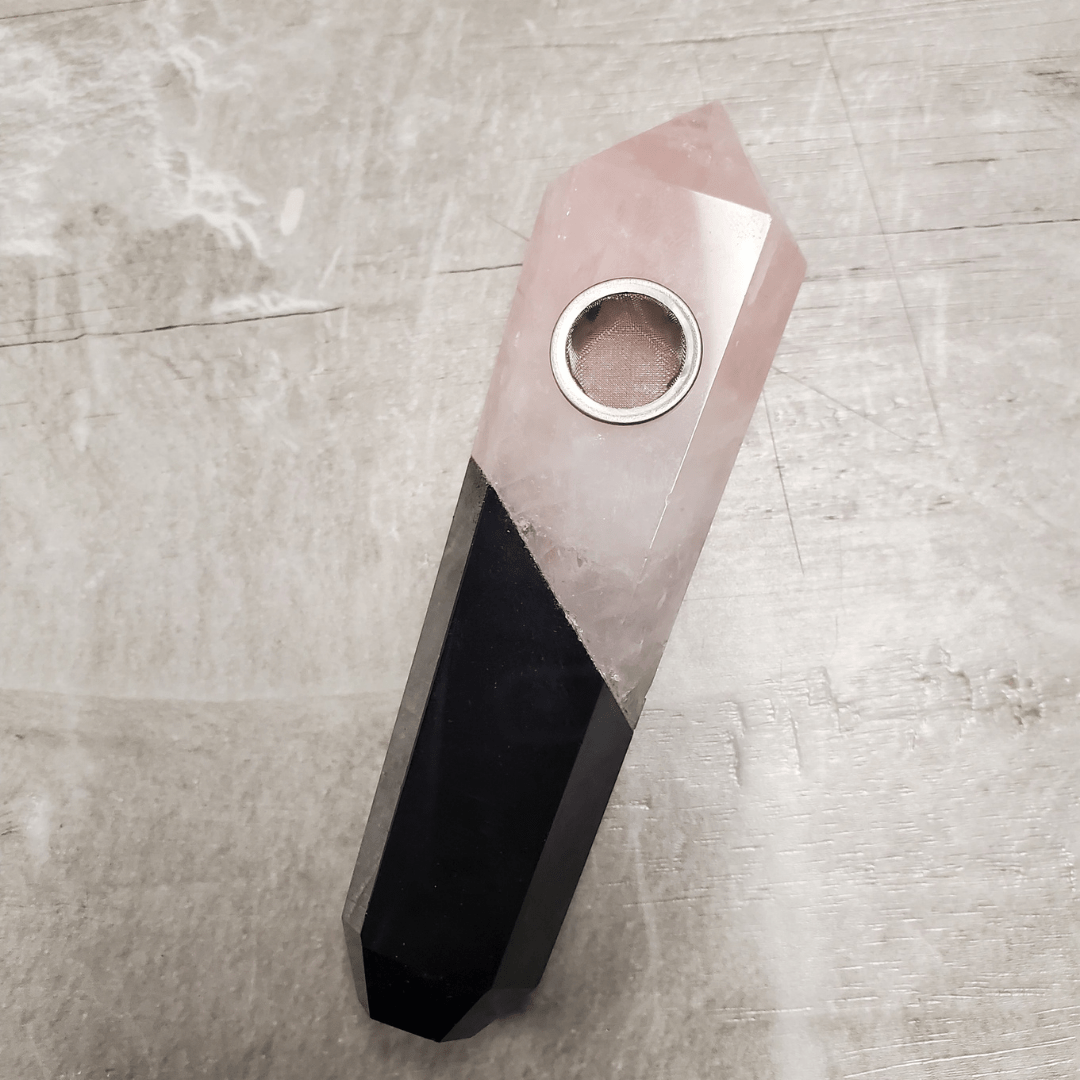 Natural Crystal Hand Pipes - Image 5