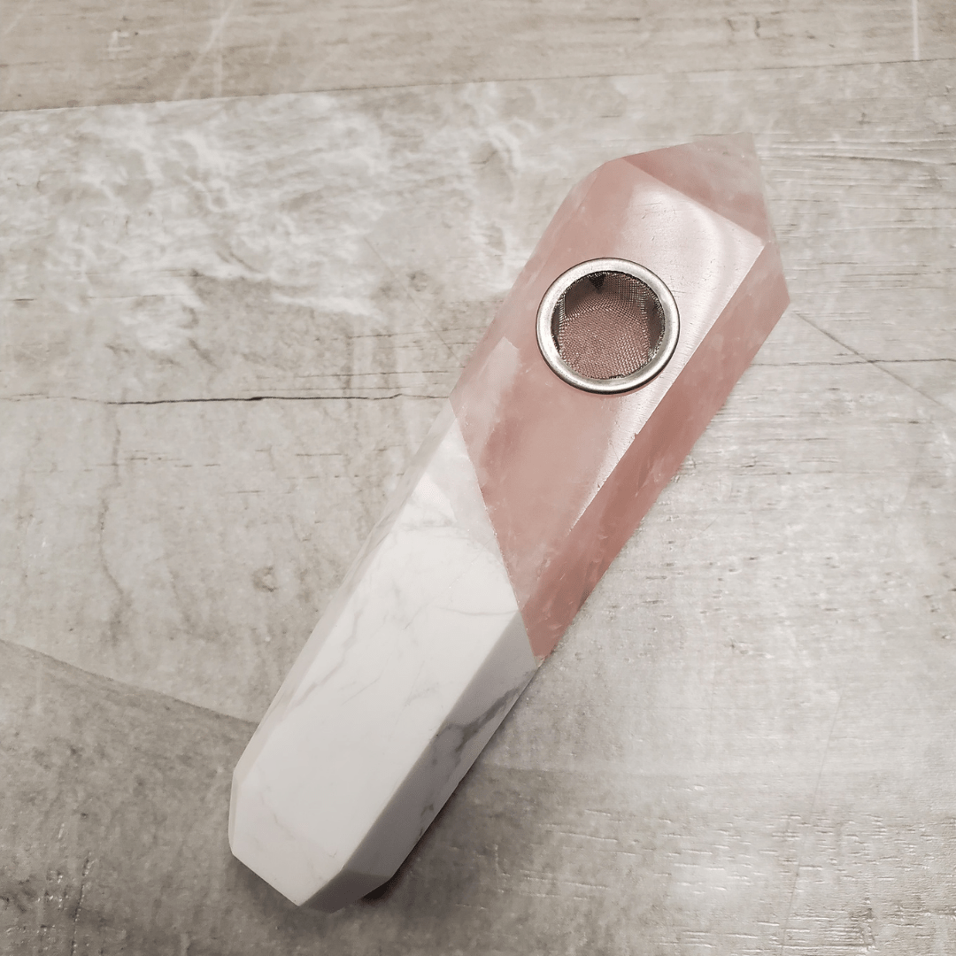 Natural Crystal Hand Pipes - Image 2