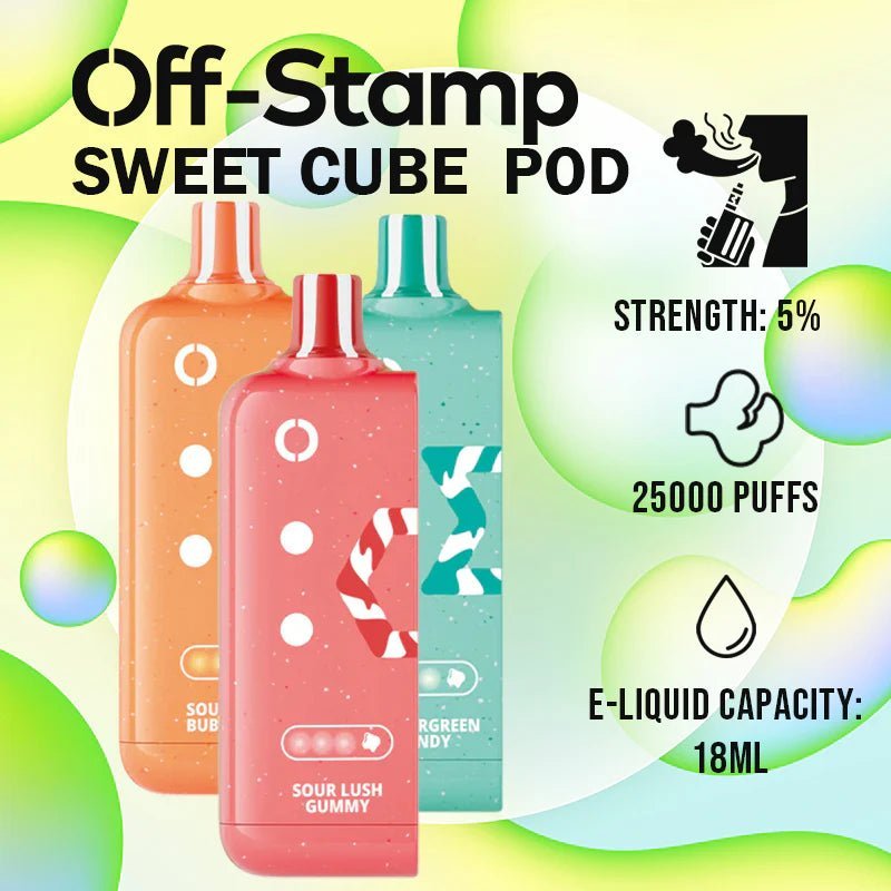 Off-Stamp X-CUBE Sweet 25K Disposable Pod (5%, 25000 Puffs) - Image 4